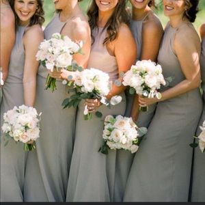 Monique Lhuillier Bridesmaid Dress Taupe size 4